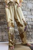 Lotus Oriental Wide Leg Pant Cedar